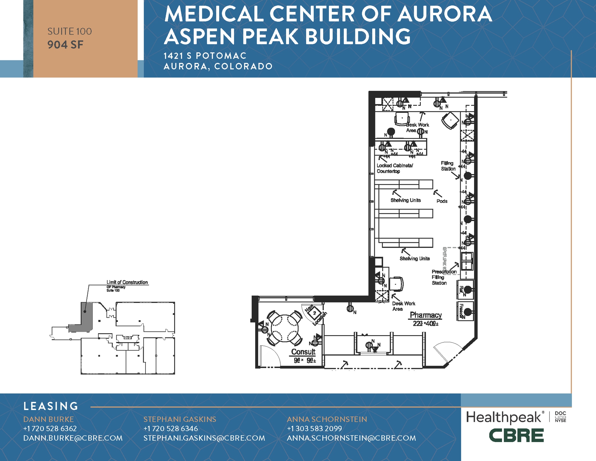 1411 S Potomac St, Aurora, CO for lease Floor Plan- Image 1 of 1
