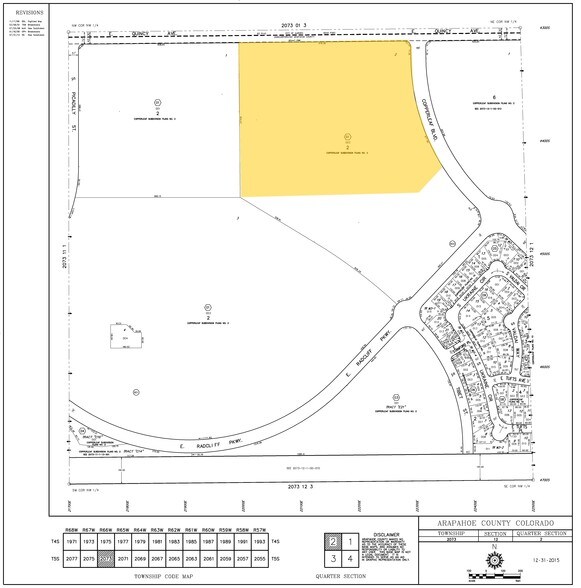 Copperleaf Blvd, Aurora, CO for sale - Plat Map - Image 1 of 1