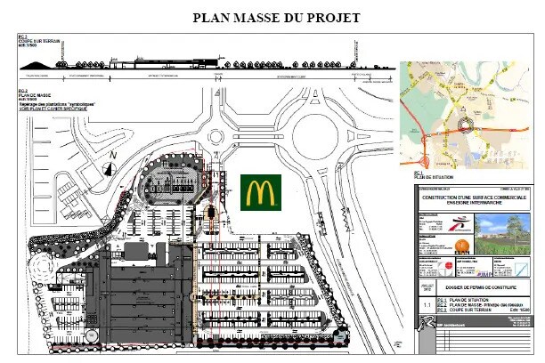 Retail in Combs-la-Ville for lease - Site Plan - Image 2 of 3
