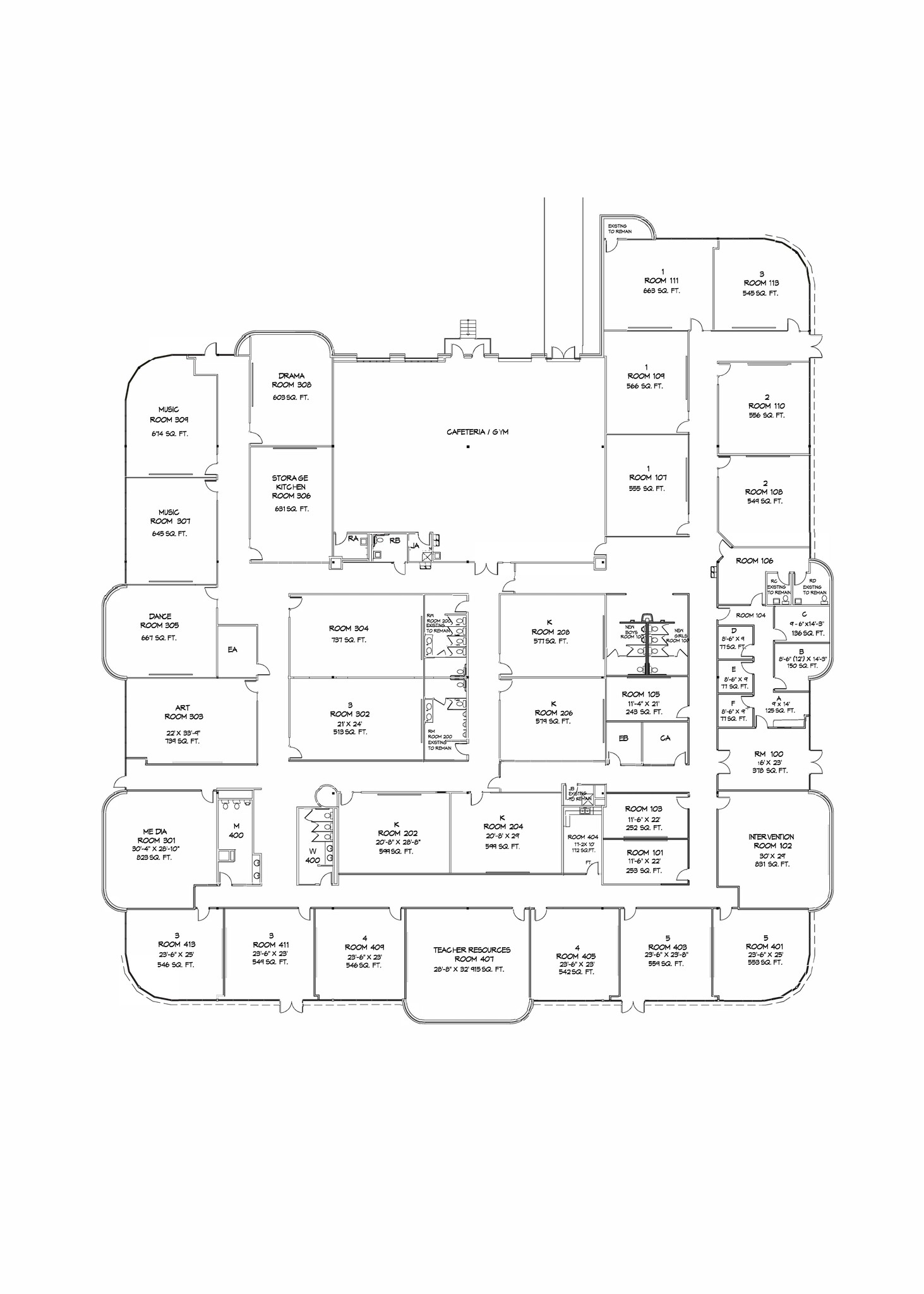 3159 Campus Dr, Norcross, GA for lease Floor Plan- Image 1 of 2