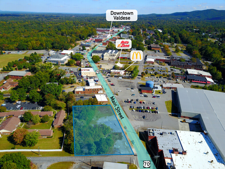 540 Main St W, Valdese, NC for lease - Aerial - Image 1 of 1