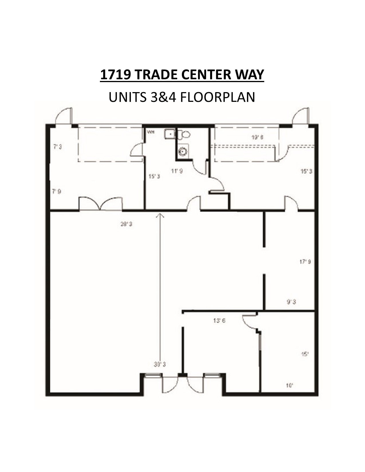 1719 Trade Center Way, Naples, FL for lease Floor Plan- Image 1 of 1