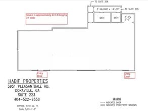 3951 Pleasantdale Rd, Doraville, GA for lease Floor Plan- Image 1 of 4