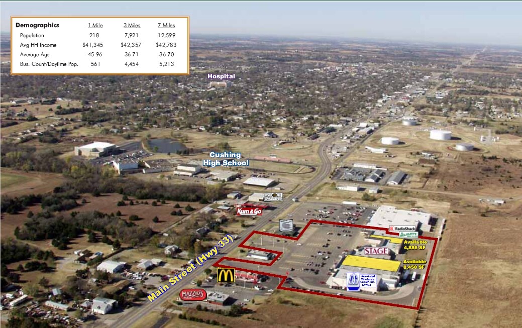 2220 E Main St, Cushing, OK 74023 Retail for Lease