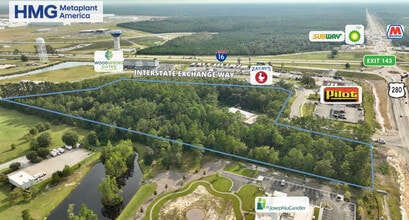 11232 US Highway 280, Ellabell, GA - AERIAL  map view - Image1