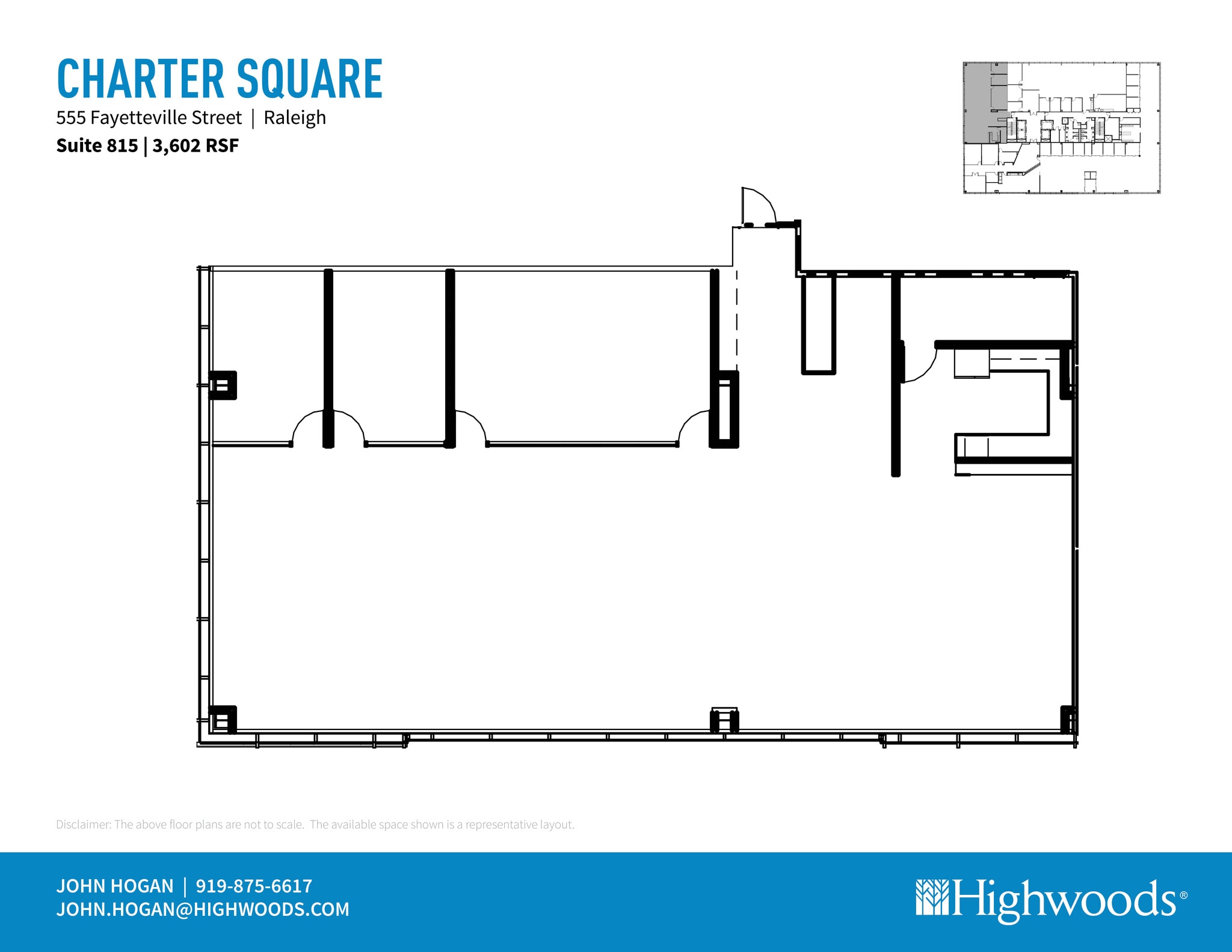 555 Fayetteville St, Raleigh, NC for lease Floor Plan- Image 1 of 1