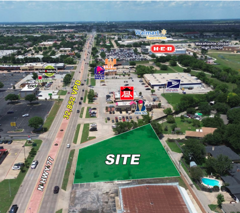 NEQ OF DALLAS HWY 77 & E UNIVERSITY AVE, Waxahachie, TX for lease - Building Photo - Image 1 of 8