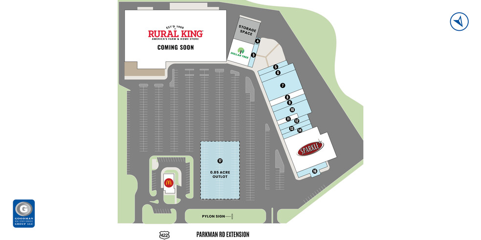 Parkman Rd NW, Warren, OH for lease - Site Plan - Image 3 of 3