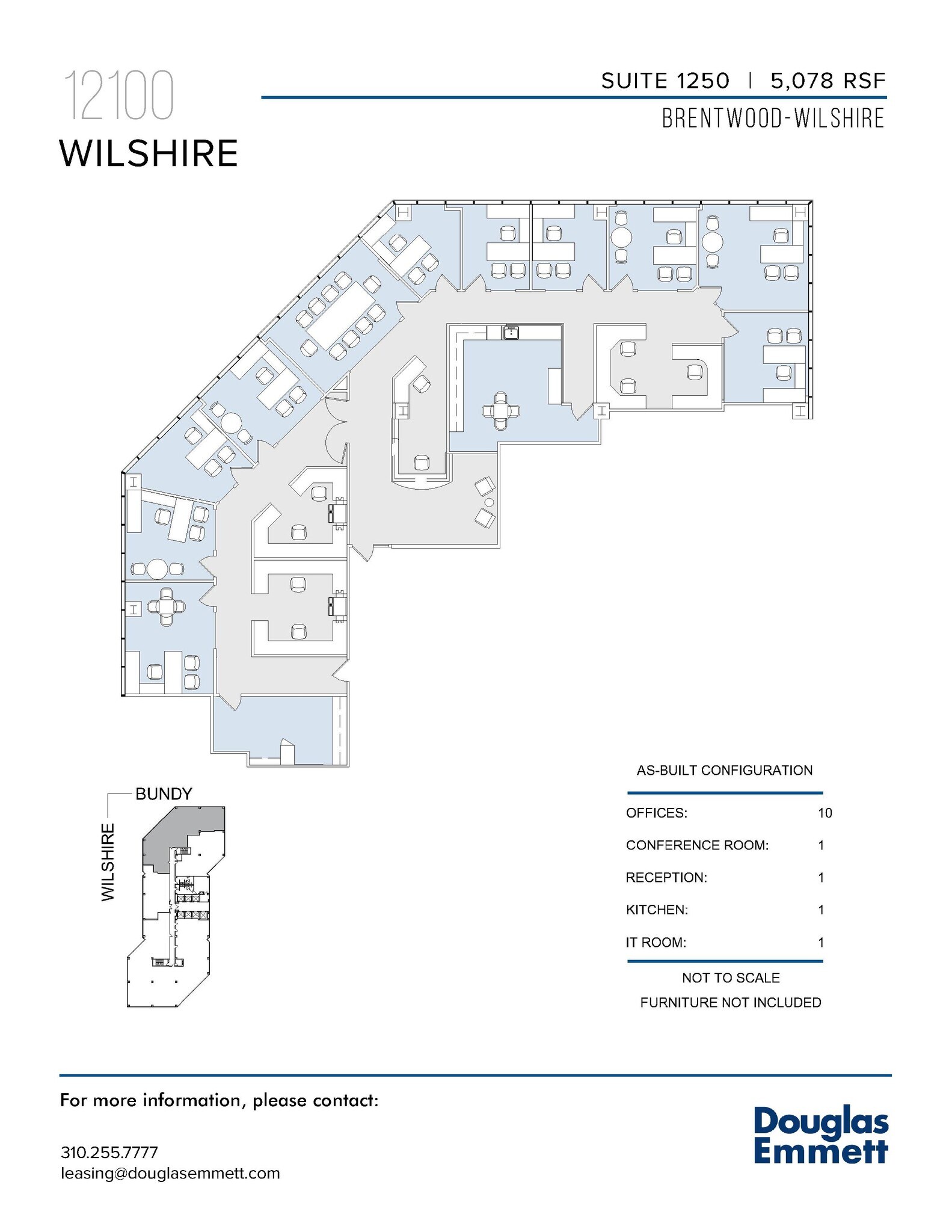 12100 Wilshire Blvd, Los Angeles, CA for lease Floor Plan- Image 1 of 1