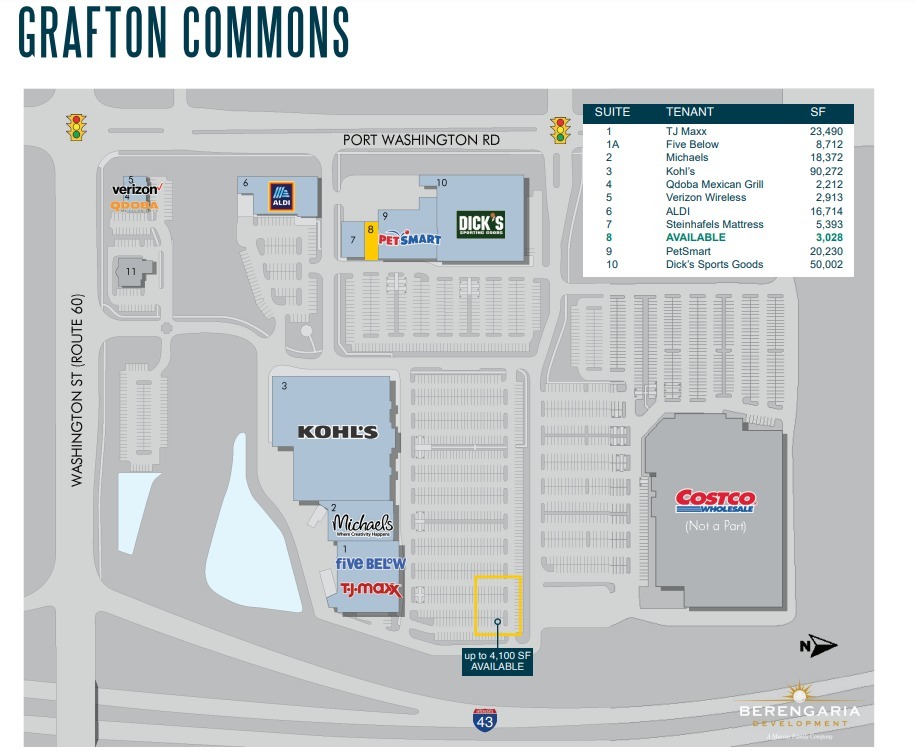 950 N Port Washington Rd, Grafton, WI for lease Floor Plan- Image 1 of 2