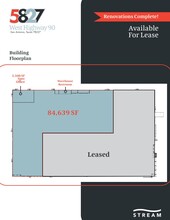 5827 W Us Highway 90, San Antonio, TX for lease Floor Plan- Image 1 of 1