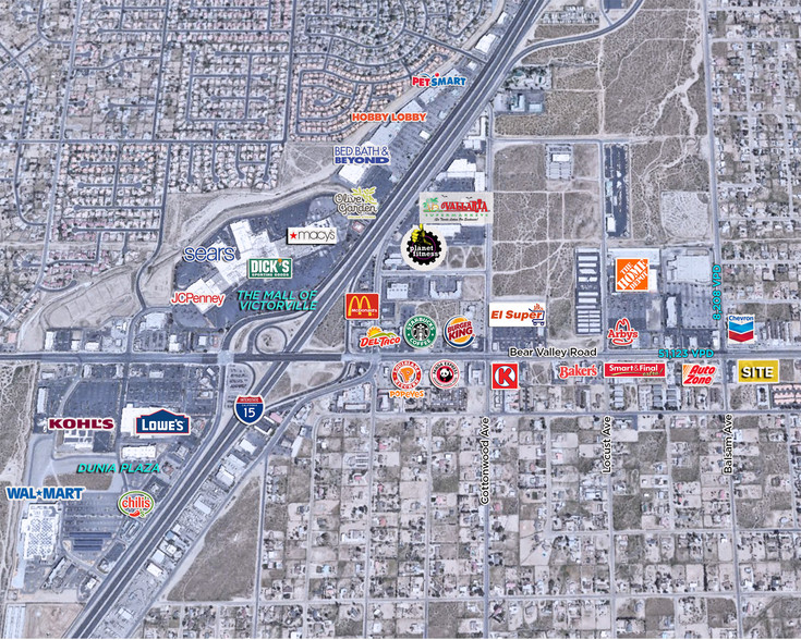 15335 Bear Valley Rd, Hesperia, CA for lease - Aerial - Image 3 of 7