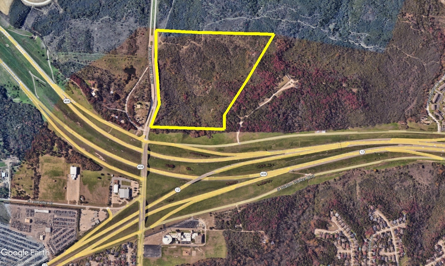 1801 Mountain Creek Pky, Dallas, TX for sale Aerial- Image 1 of 2