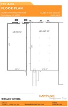 10550 Maysville Rd, Fort Wayne, IN for lease Floor Plan- Image 1 of 1