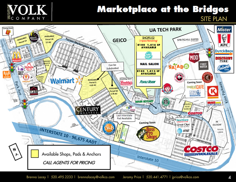 1495 E Tucson Marketplace Blvd, Tucson, AZ for lease - Site Plan - Image 2 of 9