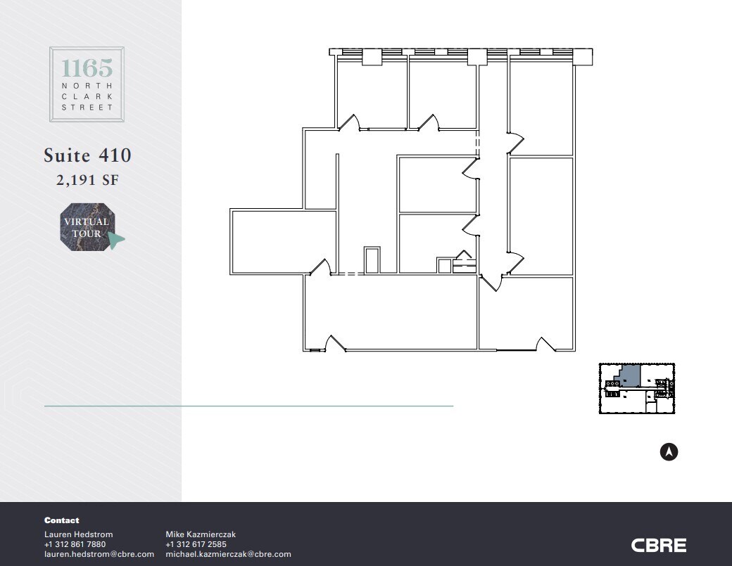 1165 N Clark St, Chicago, IL for lease Floor Plan- Image 1 of 1