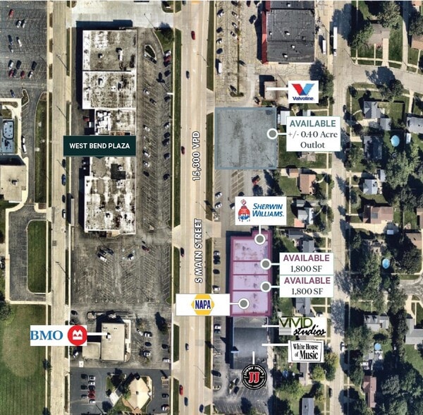 851-869 S Main St, West Bend, WI for lease - Site Plan - Image 2 of 10