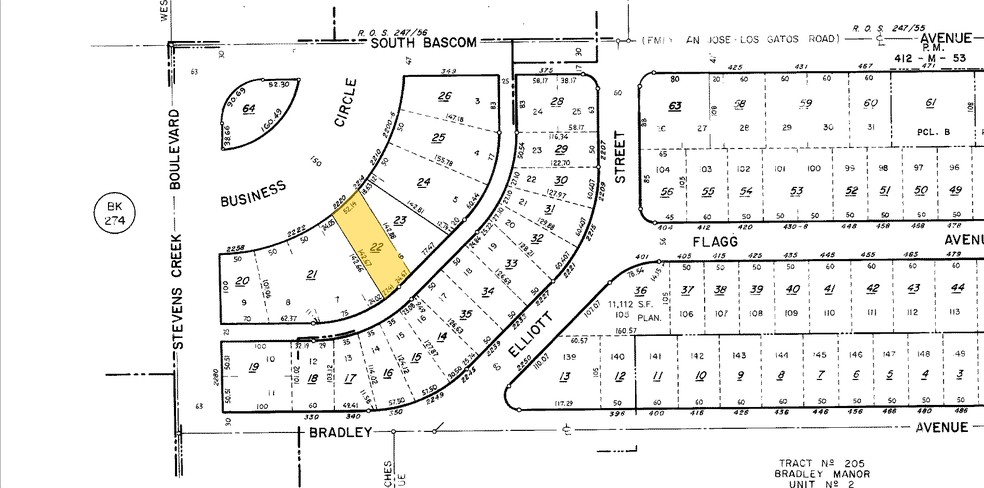 2220 Business Cir, San Jose, CA for sale - Plat Map - Image 2 of 18