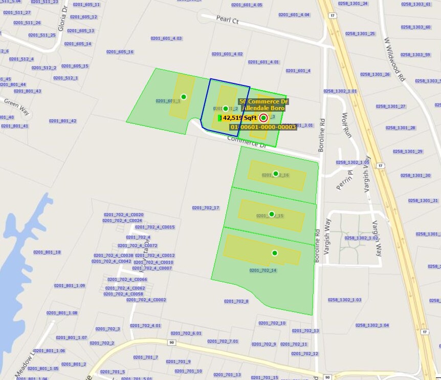 80 Commerce Dr, Allendale, NJ for sale Plat Map- Image 1 of 1