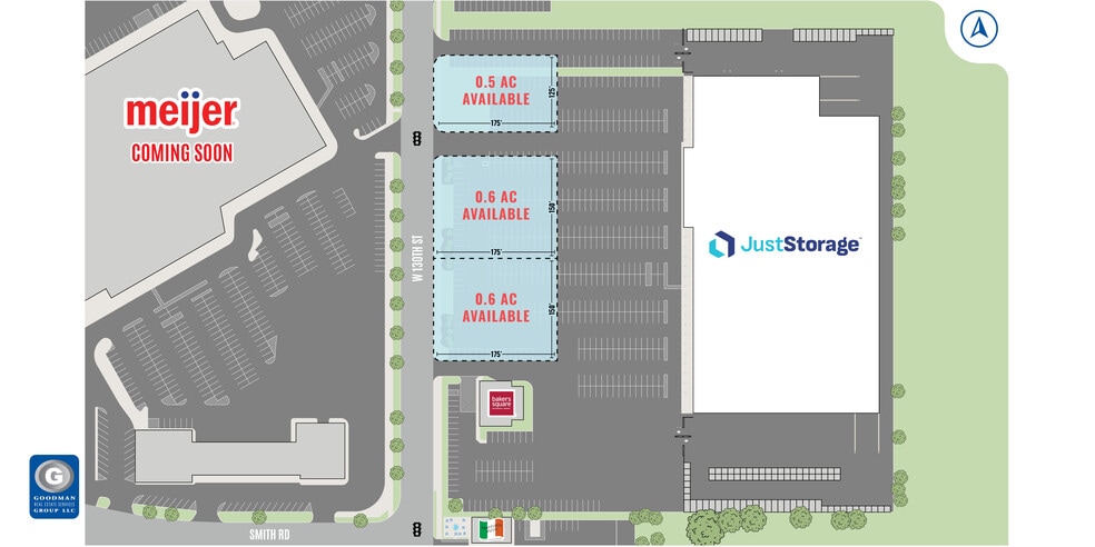 Parma Heights Outlots portfolio of 3 properties for sale on LoopNet.com - Site Plan - Image 3 of 3