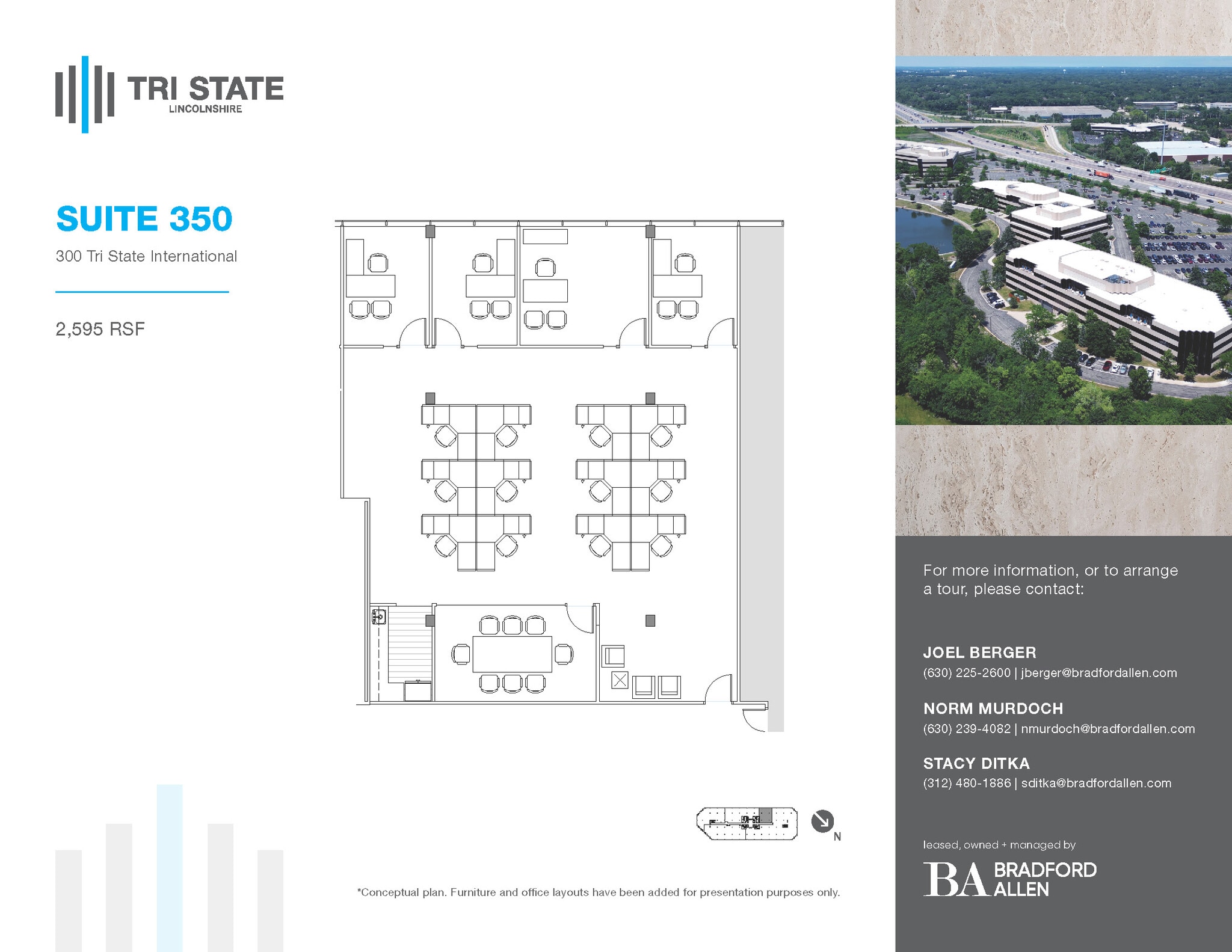 300 Tri State International, Lincolnshire, IL for lease Floor Plan- Image 1 of 1