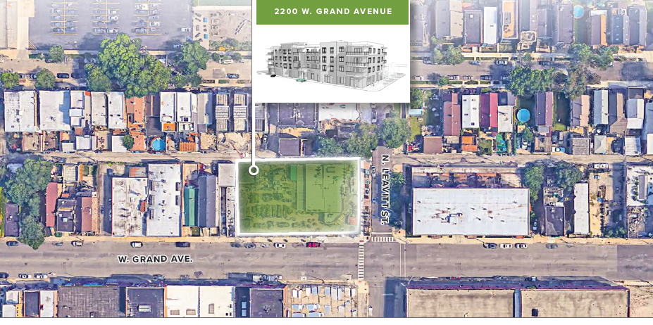 2200 W Grand Ave, Chicago, IL for sale - Aerial - Image 1 of 1