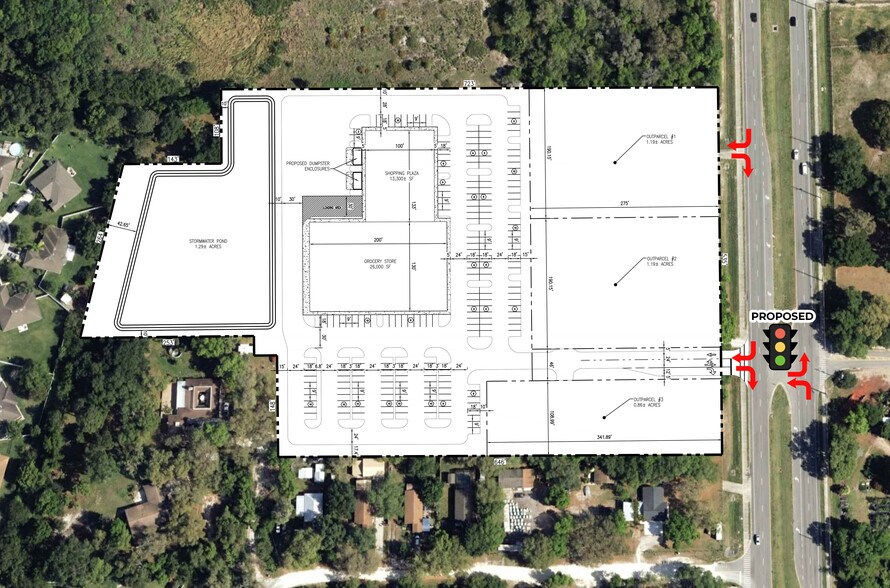 950 S Narcoossee Rd, Saint Cloud, FL for lease - Site Plan - Image 3 of 4
