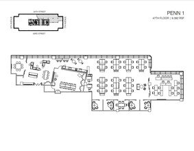 PENN 1, New York, NY for lease Floor Plan- Image 2 of 7