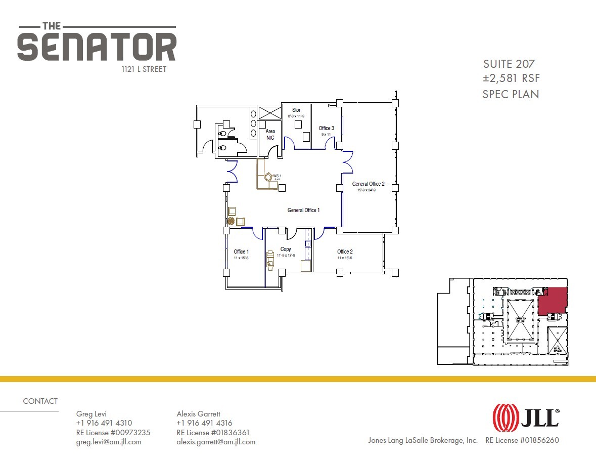 1121 L St, Sacramento, CA for lease Floor Plan- Image 1 of 1