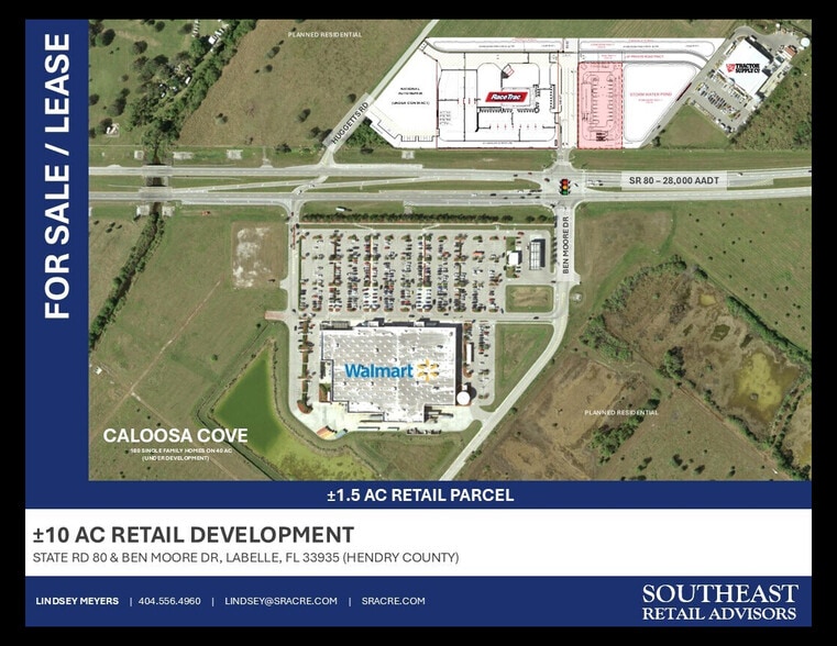 SR 80 & Ben Moore Dr, LaBelle, FL for lease - Building Photo - Image 1 of 6