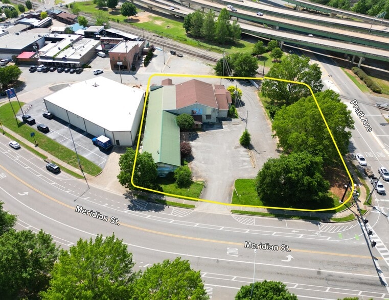 628 Meridian St N, Huntsville, AL for sale - Aerial - Image 3 of 15