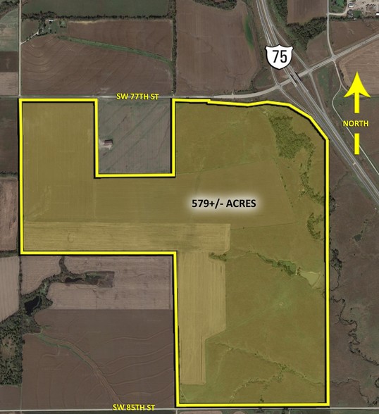 75 Hwy, Wakarusa, KS for sale - Aerial - Image 1 of 1