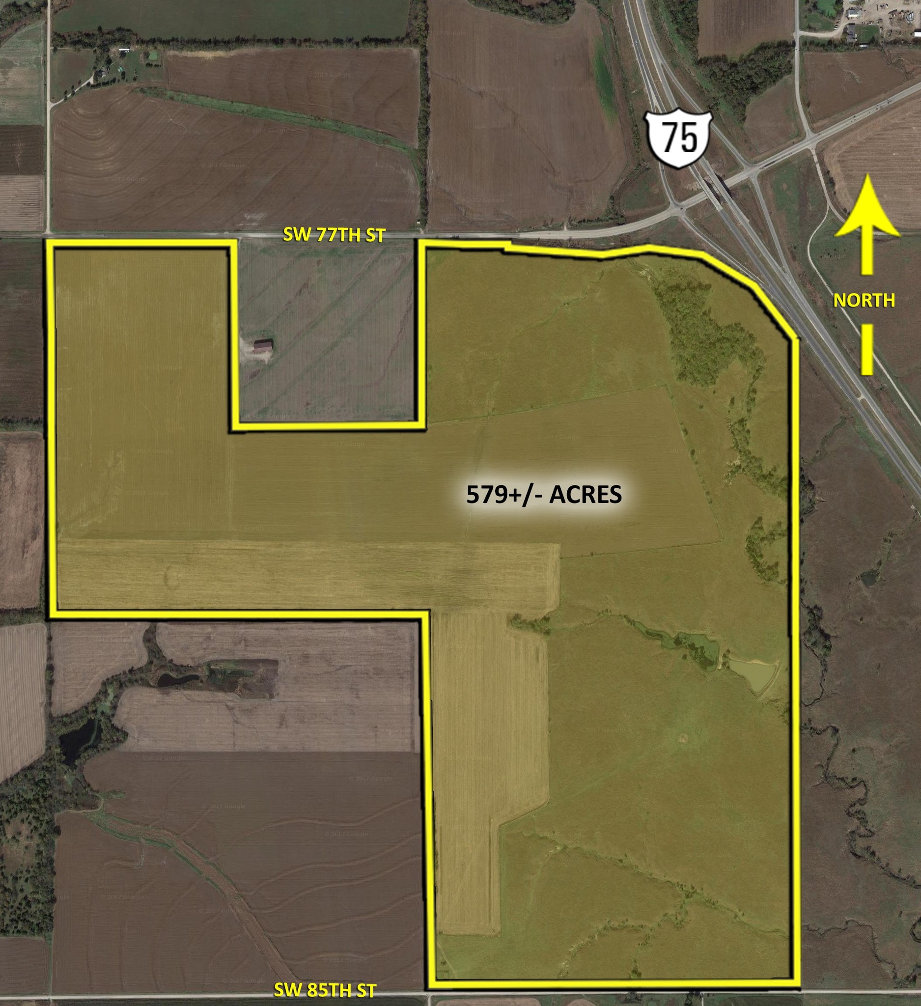 75 Hwy, Wakarusa, KS for sale Aerial- Image 1 of 1