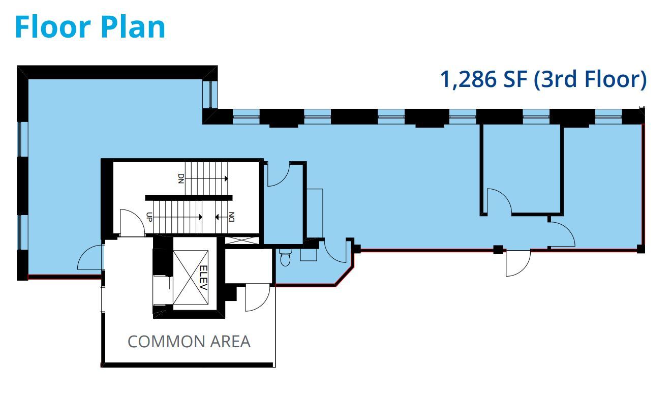 10526 Jasper Ave NW, Edmonton, AB for lease Floor Plan- Image 1 of 1