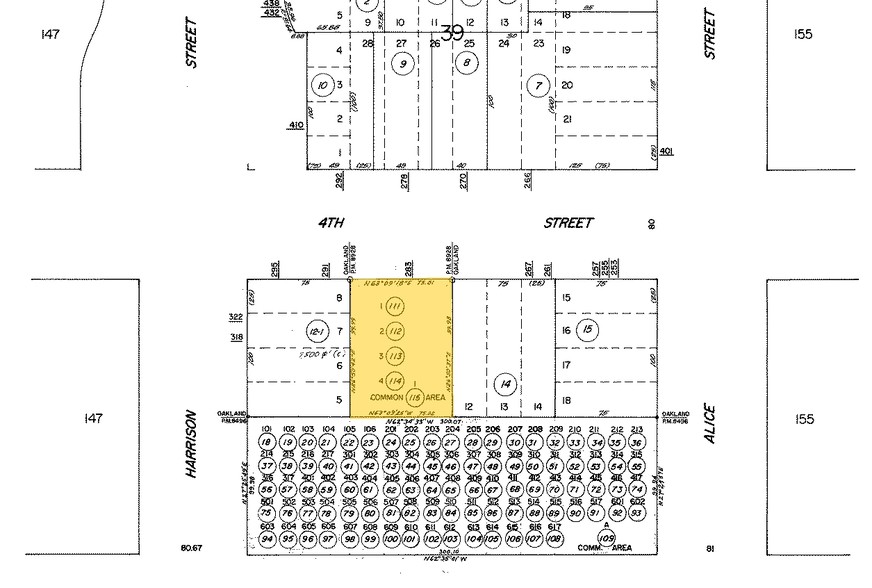 283 4th St, Oakland, CA for lease - Plat Map - Image 2 of 4