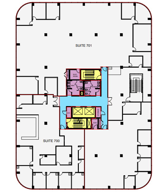 700 Dorval Dr, Oakville, ON for lease Floor Plan- Image 1 of 1