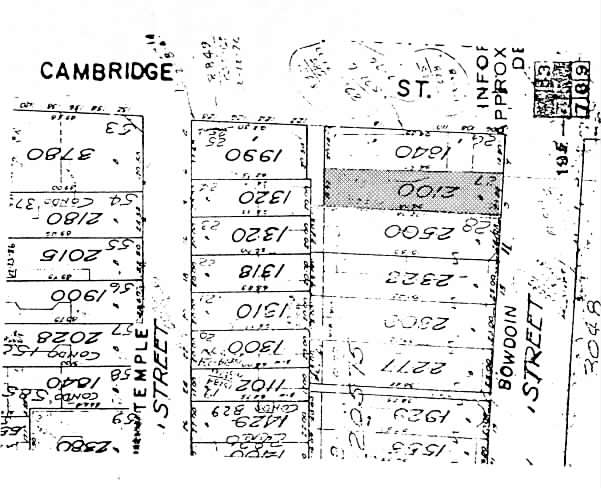 9 Bowdoin St, Boston, MA for sale - Plat Map - Image 2 of 4