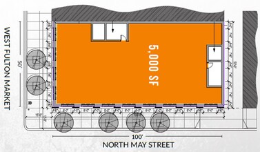 1132-1140 W Fulton St, Chicago, IL for lease Floor Plan- Image 1 of 1