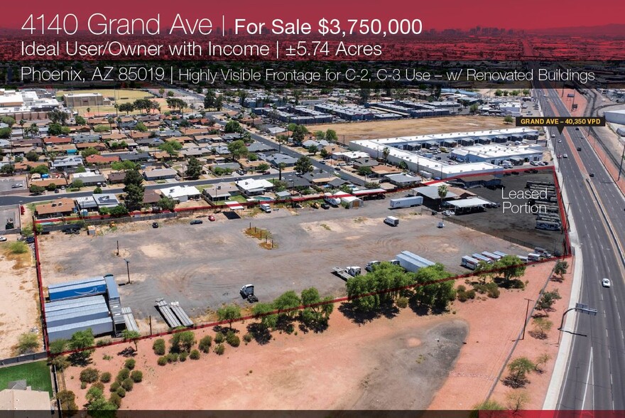 4140 Grand Ave, Phoenix, AZ for sale - Building Photo - Image 1 of 3