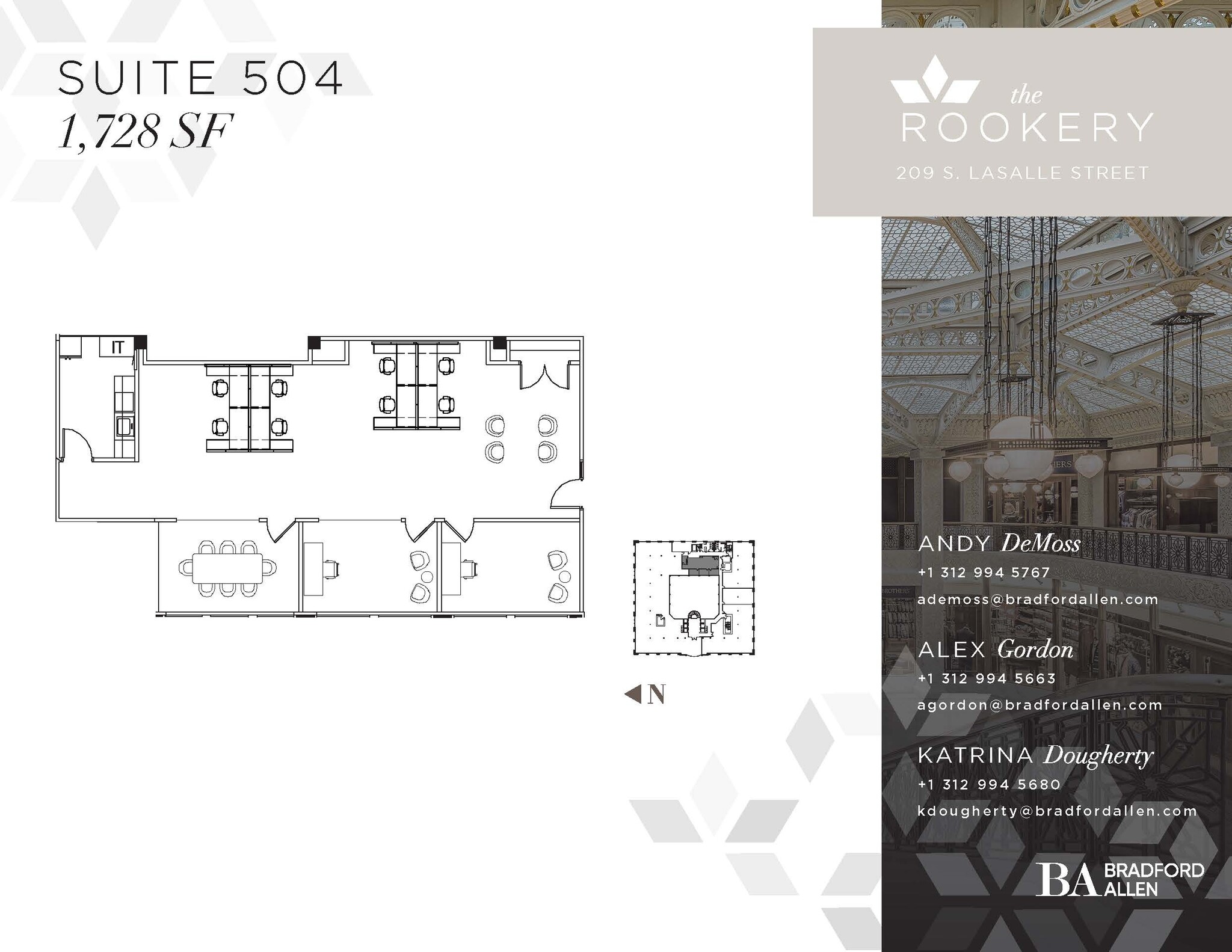 209 S LaSalle St, Chicago, IL for lease Floor Plan- Image 1 of 5