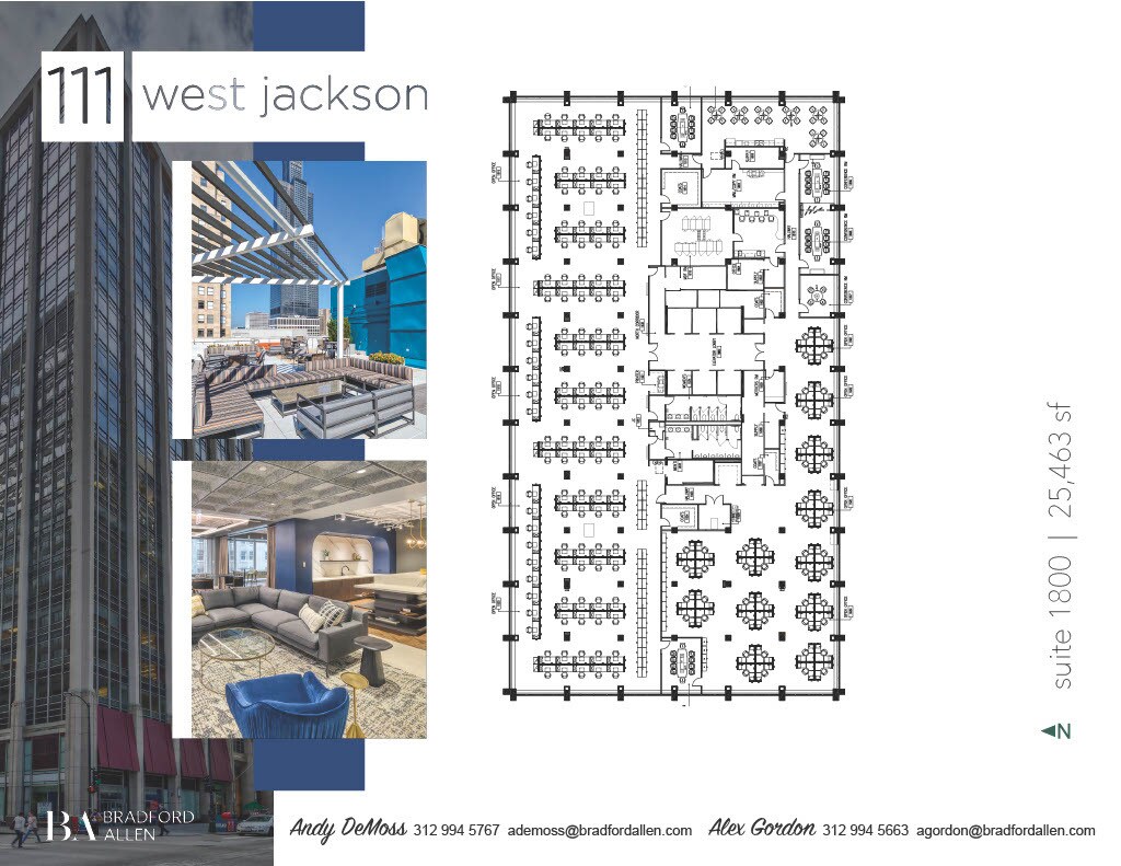 111 W Jackson Blvd, Chicago, IL for lease Floor Plan- Image 1 of 3