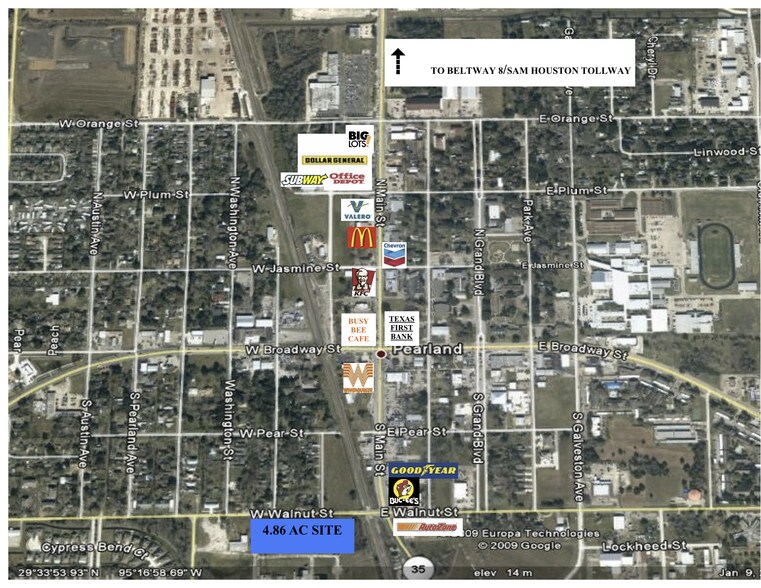 0 W Walnut St, Pearland, TX for sale - Building Photo - Image 1 of 1