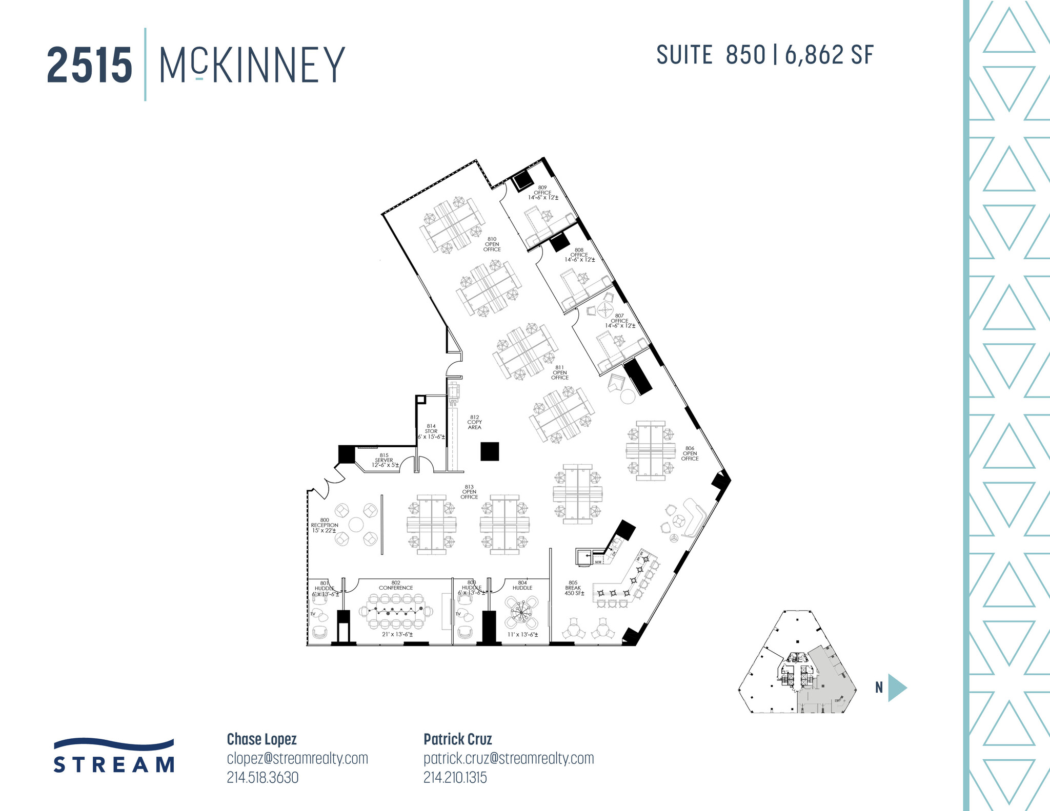 2515 McKinney Ave, Dallas, TX for lease Floor Plan- Image 1 of 1