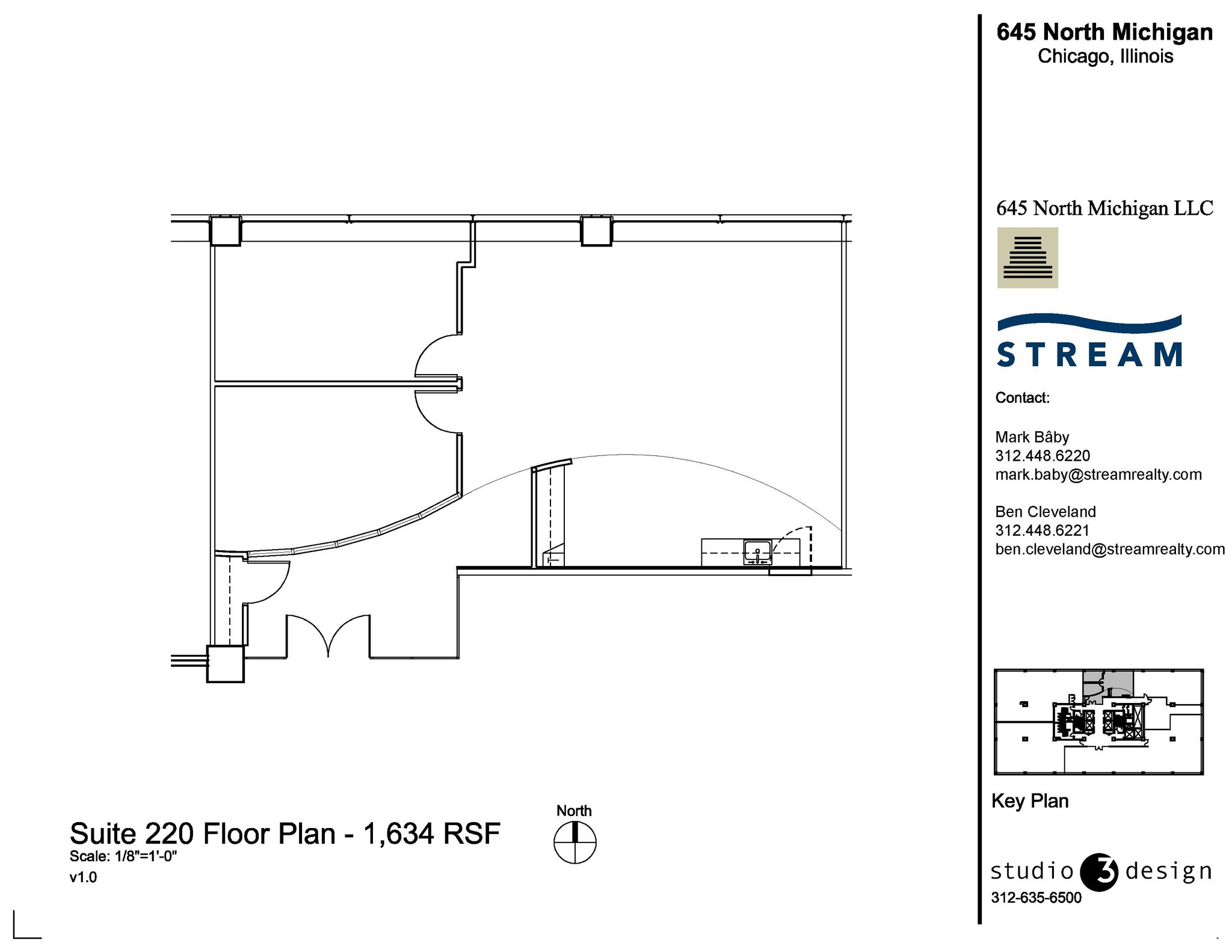 645 N Michigan Ave, Chicago, IL for lease Floor Plan- Image 1 of 1