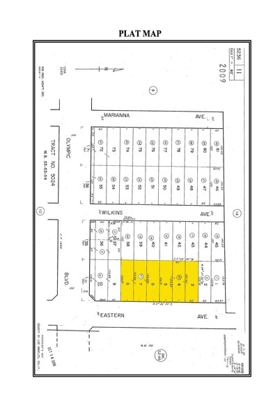 1137 S Eastern Ave, Los Angeles, CA for sale - Plat Map - Image 2 of 2