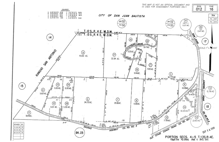 800 Salinas Rd, San Juan Bautista, CA for sale - Plat Map - Image 1 of 1