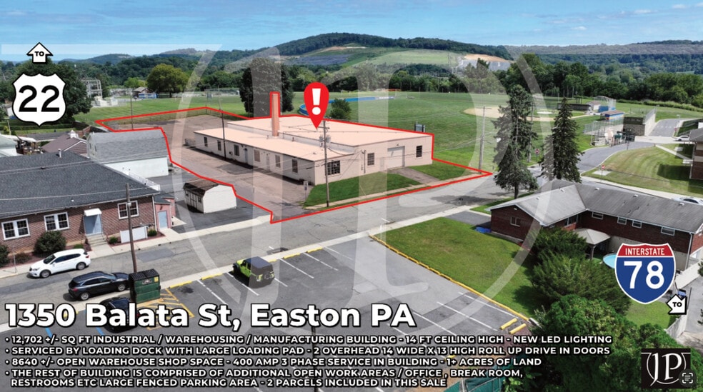 1350 Balata St, Easton, PA for sale - Building Photo - Image 1 of 55