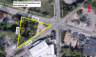 More details for 57017-57053 Grand River Ave, New Hudson, MI - Land for Lease