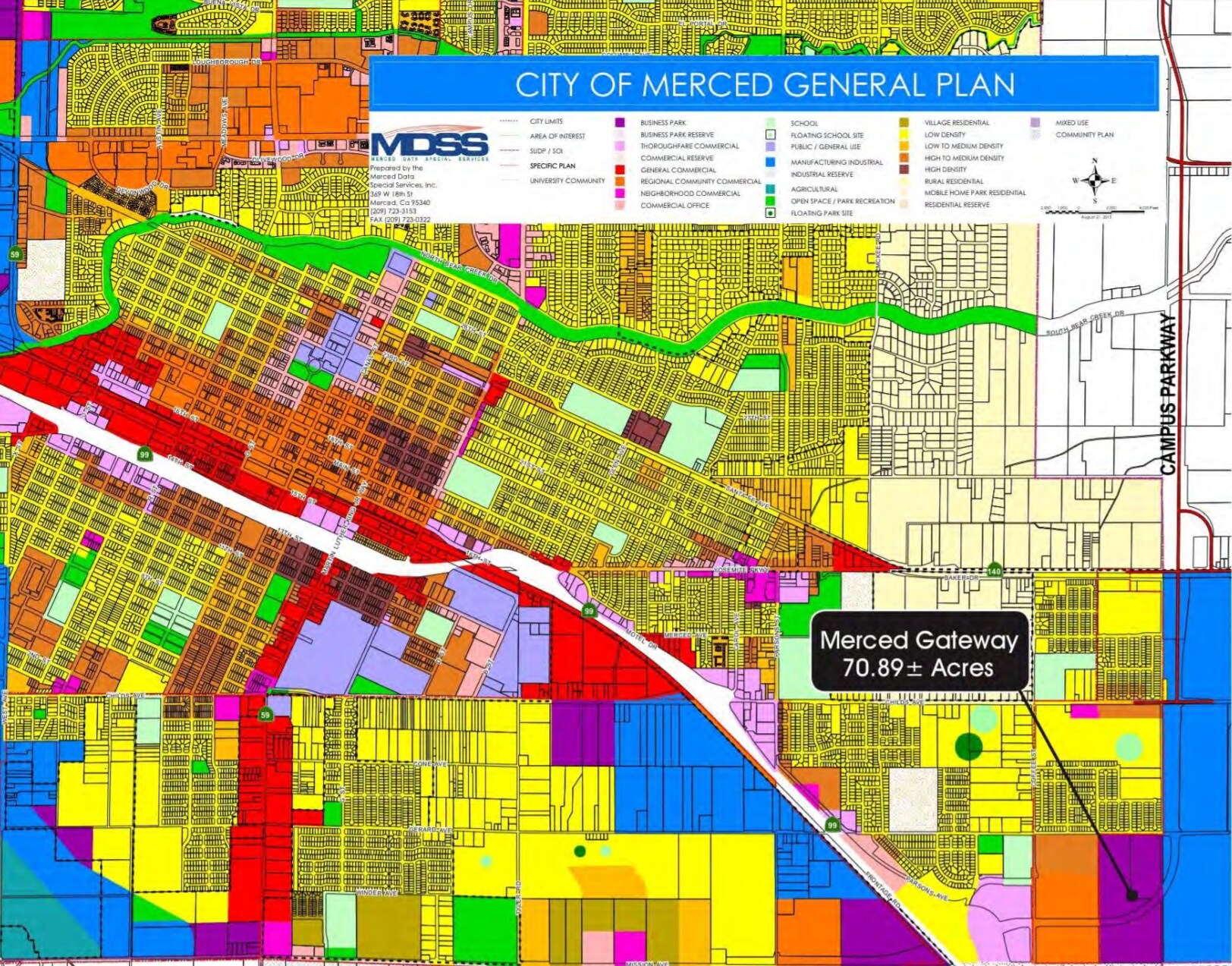Campus Pky, Merced, CA 95341 70.89 Acres