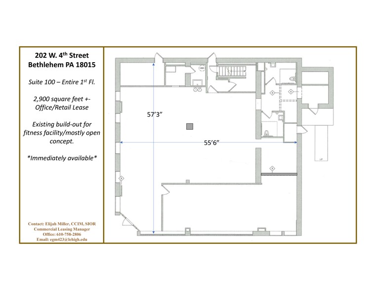 202 W 4th St, Bethlehem, PA for lease - Site Plan - Image 3 of 3